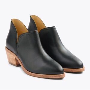 Nisolo Ankle Booties 8.5 New Never Worn Black